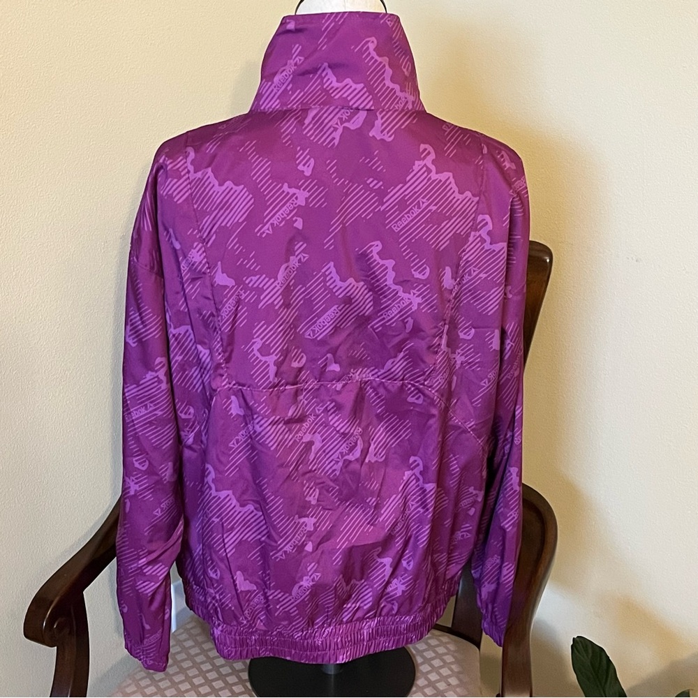 Reebok Windbreaker Track Jacket, Medium, Almost V… - image 2
